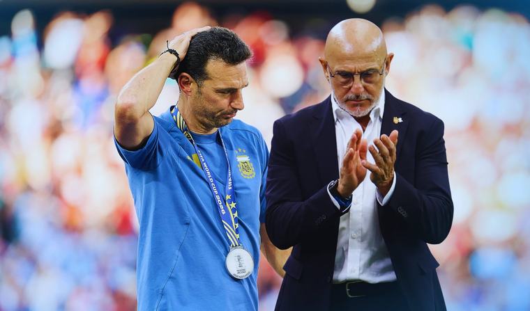 Scaloni SE DISCULPÓ con España tras la bronca con Argentina: ‘No le gustó ese comportamiento’
