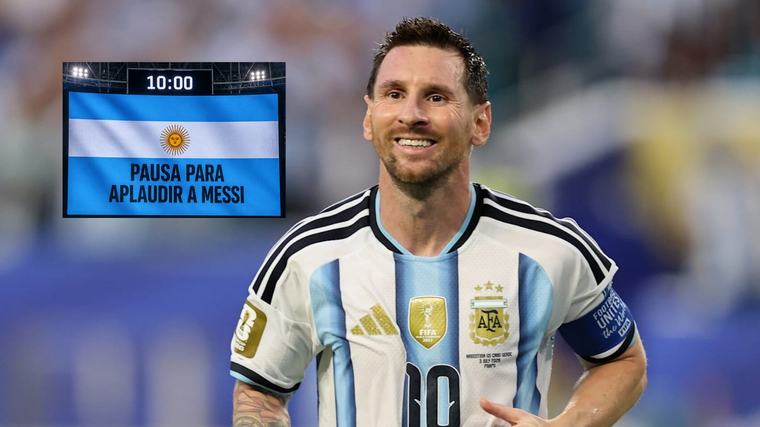 AFA rendirá HOMENAJE a Messi en todas sus categorías: Partidos pararán al minuto 10 para APLAUDIRLE