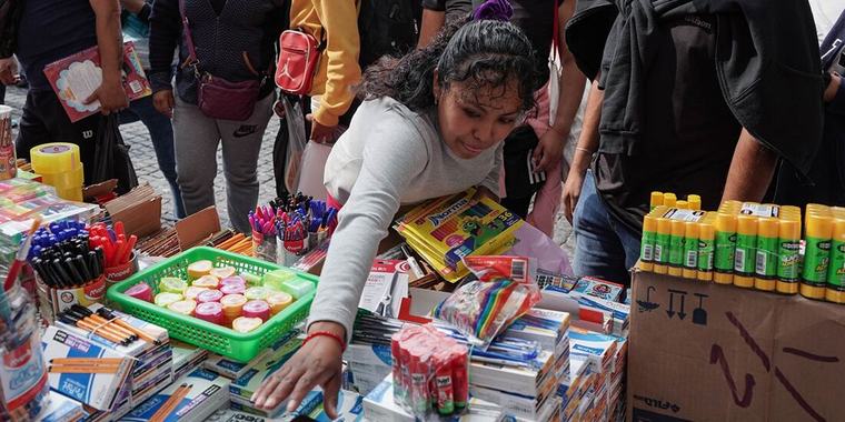 Cuestan útiles hasta $2,500, lo de canasta alimentaria mensual