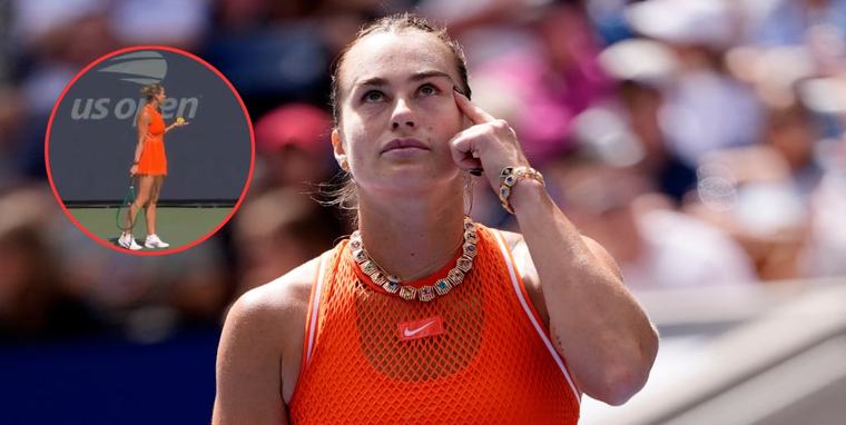Aryna Sabalenka se encara con un aficionado en el US Open que estaba fumando marihuana en las gradas (VIDEO)