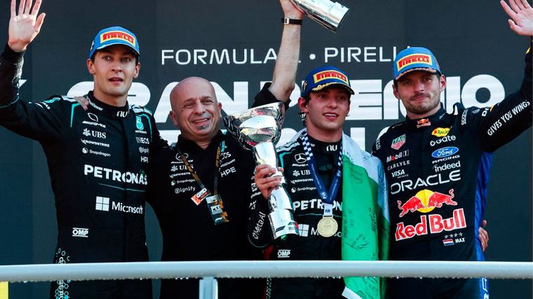 ¡Hay un claro dominante! Kimi Antonelli se mantiene como líder en el Campeonato de Pilotos de F1