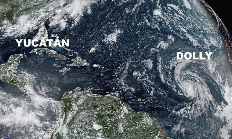 Dolly no representa riesgo para Yucatán: Procivy