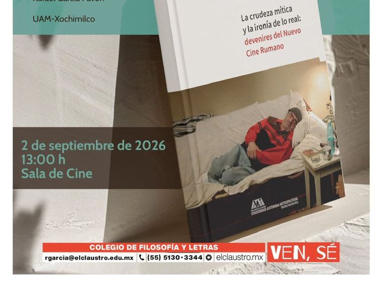 El Claustro presenta hoy el libro“La crudeza mítica y la ironía de lo real: devenires del nuevo Cine Rumano”