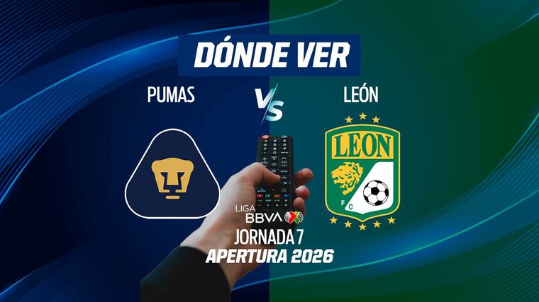 Pumas vs León EN VIVO: Dónde ver en TV, online y hora Jornada 7 Liga MX Apertura 2026
