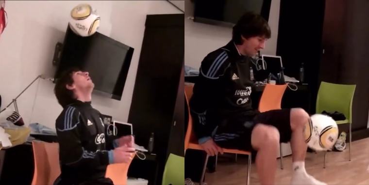 El VIDEO de Leo Messi dominando el Jabulani de Sudáfrica 2010 que se está robando las miradas del mundo
