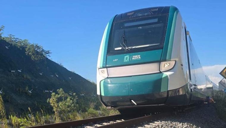Tren Maya sufre percance en estación San Francisco, Campeche; 123 pasajeros resultaron ilesos