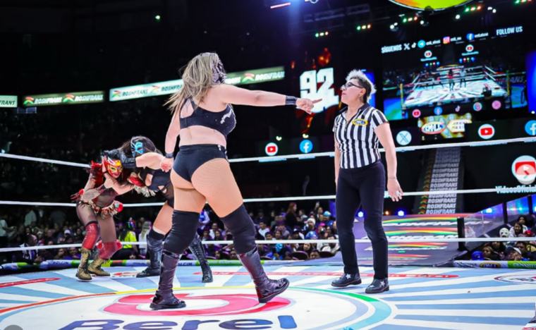 Vaquerita revela lo más difícil de pasar de luchadora a referí en el CMLL
