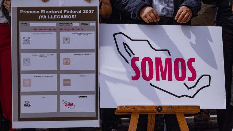 Consejo General del INE da luz verde al logo oficial del partido SOMOS