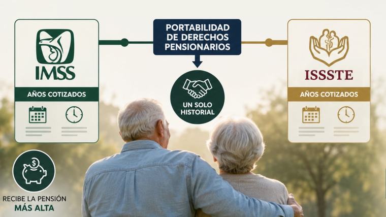 ¿Cómo puedes juntar tu Pensión IMSS e ISSSTE para recibir un pago mensual más alto? Requisitos y documentos