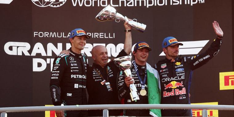 Así va el campeonato de pilotos de la F1 2026 tras el triunfo de Andrea Kimi Antonelli en el Gran Premio de Italia