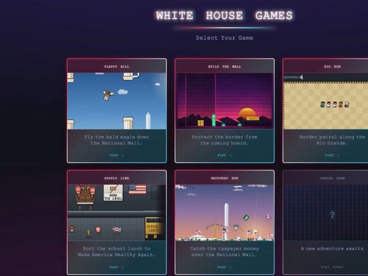 Casa Blanca lanza videojuegos que recrean el muro fronterizo y políticas antiinmigrantes de Trump