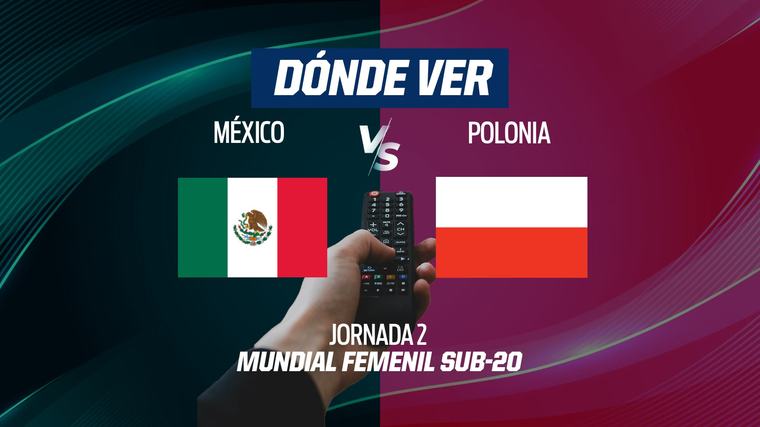 México vs Polonia EN VIVO: Dónde ver en TV, online y hora Jornada 2 Mundial Femenil Sub-20 2026