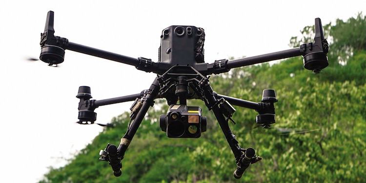 El robo de los drones