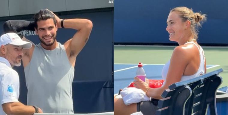 Aryna Sabalenka le confiesa a Carlos Alcaraz que le tiene celos por una increíble razón (VIDEO)