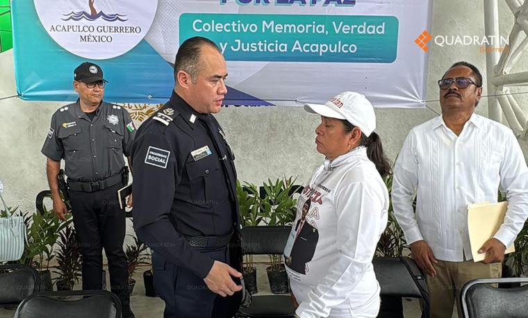 Sensibilidad, ofrece la Policía de Acapulco a familias de desaparecidos