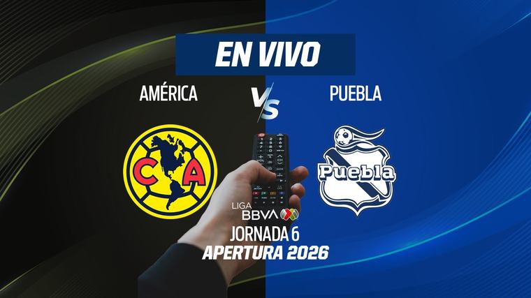 América vs Puebla EN VIVO: Mira el minuto a minuto y goles partido Jornada 6 Liga MX Apertura 2026