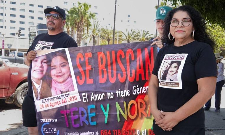 Familias de personas desaparecidas exigen justicia en Tijuana