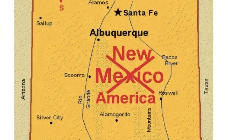 Trump rebautiza Nuevo México como "Nueva América" en un mapa; desata críticas en redes