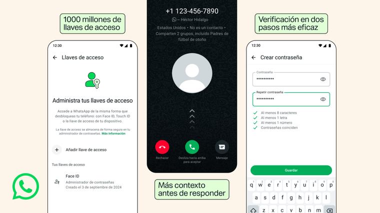 ¿Usas WhatsApp en más de un celular? Ahora tendrás una llave de acceso para cada dispositivo