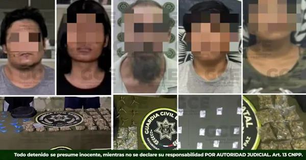 Detienen a cinco con droga en la capital y la Huasteca Redacción La GCE reportó aseguramientos de cristal, marihuana, crack y seis objetos conocidos como ponchallantas